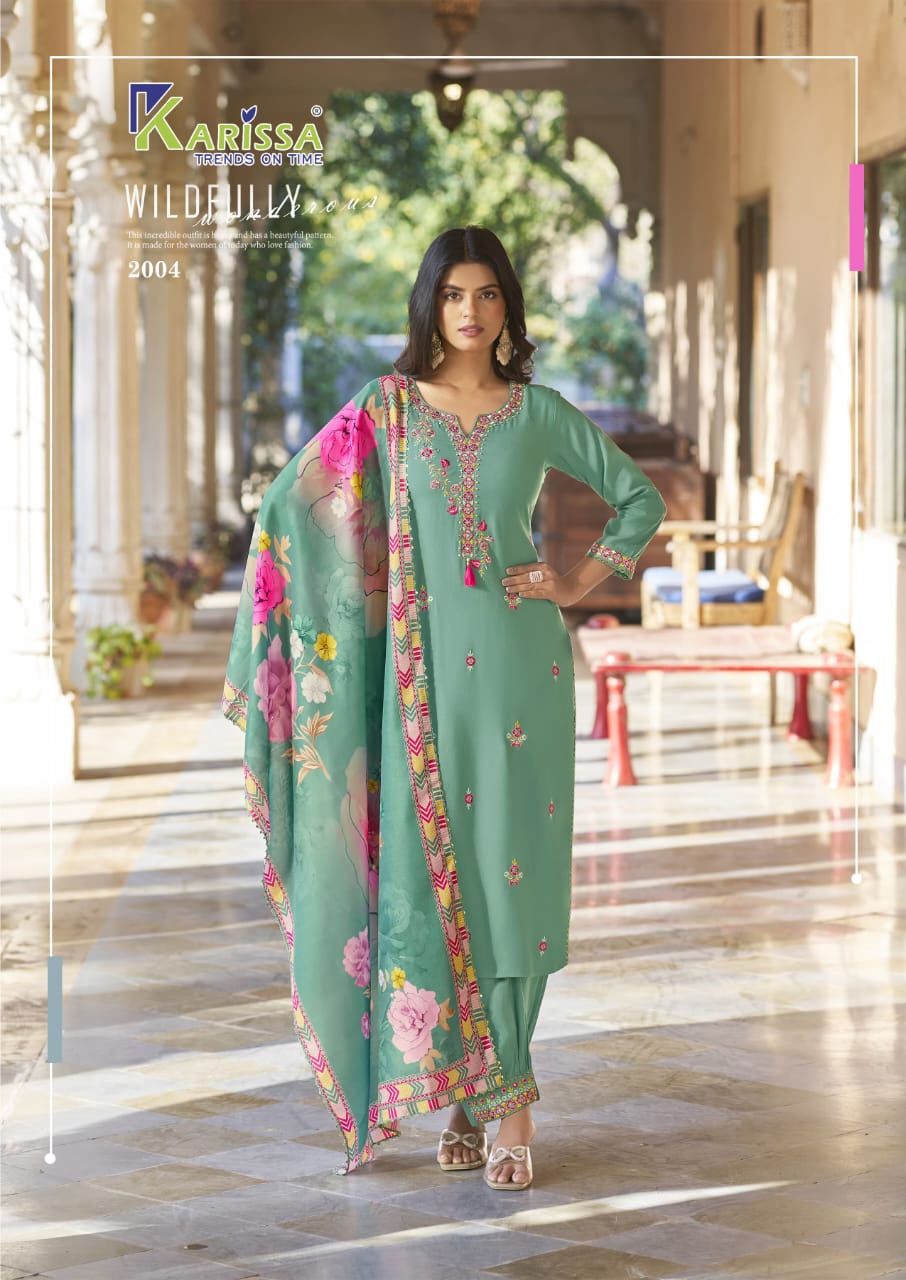 Shanaya Vol 2 By Karissa Rayon Kurti With Bottom Dupatta Wholesale Online